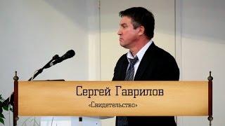 Сергей Гаврилов - "Свидетельство"