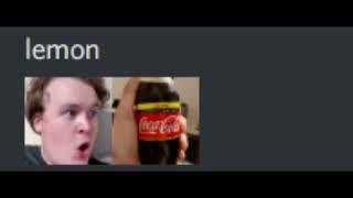 big fat man drinks lemon and ascends