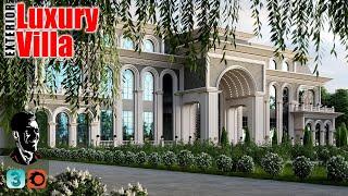 Luxury Classic Villa - Exterior Tutorial - 3Ds Max Corona Renderer - Photorealistic Render