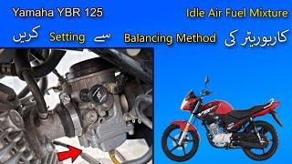 How to Adjust Idle Mixture Of Yamaha YBR125