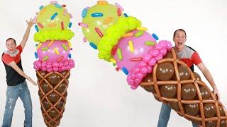  BALLOON ICE CREAM  balloon decoration ideas - Gustavo gg