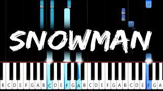 Sia - Snowman - Piano Tutorial