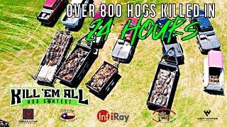 Over 800 Hogs Killed | Kill'EmAll Contest (2023)