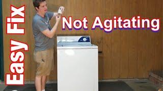 GE Hotpoint  or RCA Washer spinning but not agitating step by step easy repair