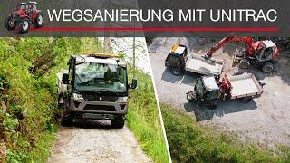 Wegsanierung mit dem Lindner Unitrac