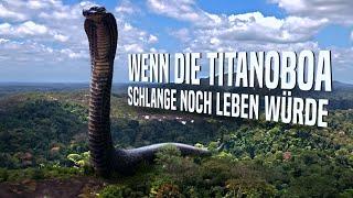 Wenn Die Titanoboa Schlange Noch Leben Würde?