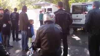 Stadtpark Revival 2015  Renngespanne im Fahrerlager...