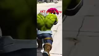 DADDU HULK AND IRON MAN FIGHT AGAINST PINK HULK #  short # short feed # viral video # VKT gold