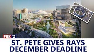 The Rays face new December 1st deadline to terminate stadium agreement