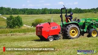 The Ibex TM40 3x3 Round Baler