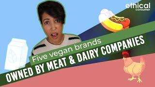 Five Vegan Brands Owned by Meat & Dairy Companies.