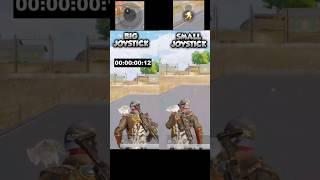 Defaulter Tricks - 51 Small Joystick vs Big joystick  #pubgmobile
