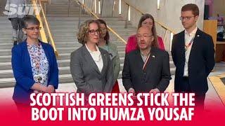 Scottish Greens stick the boot into SNP & brag their about achievements
