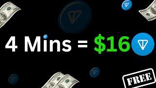 4 Minutes = $16 TON Coin - Claim Free Ton Coin Every 4 Minutes ~ No Investment | TON Airdrop