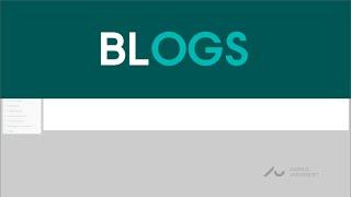 'BLOGS', Blackboard at Arts, Aarhus University