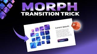  PowerPoint MORPH TRANSITION Tutorial  - Free Slides ️