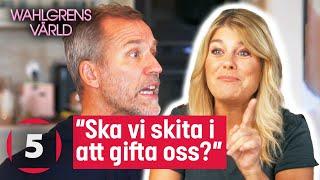 Wahlgrens värld | Pernilla får kalla fötter när bröllopsplaneringen går överstyr! | Kanal 5 Sverige