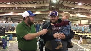 Twain Lockhart Of Nutrena Interviews Brandon Fauntleroy. At The Pearl River Classic Poultry Show.