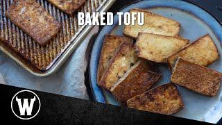 Easy and delicious BAKED Tofu ft Chad Sarno