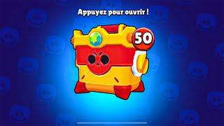 50 OMEGA BOITES - Le plus SPECTACULAIRE PACK OPENING de L'HISTOIRE de BRAWL STARS 