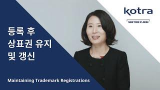 등록 후 상표권 유지 및 갱신 (Maintaining Trademark Registrations)