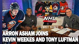 Kevin Weekes and Tony Luftman are joined by Arron Asham