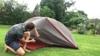 Forclaz TREK 900 1 person tent (quick review - in rainstorm) 1.3kg value ultralight trekking tent