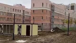 Пешеходная зона возле школы в ЖК Суворовский