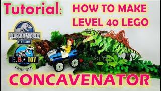 LEGO CONCAVENATOR LEVEL 40 JURASSIC WORLD THE GAME I 召集人 I 컨베네이터 I конкавенатор I concavenador