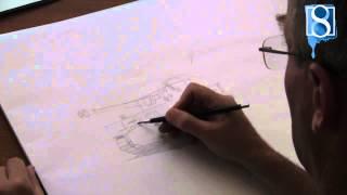 How to Draw a Tiger Tank step-by-step by Mark Bergin