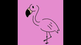 홍학(Flamingo) 친구 그리기 #shorts