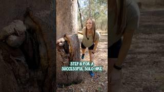 Become a Solo Hiker Step 8  #hiking #solohiking #logbook