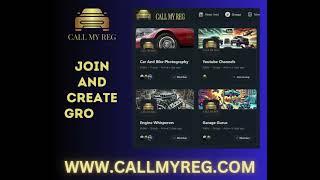 Call My Reg - Join the Ultimate Vehicle Enthusiast Community!