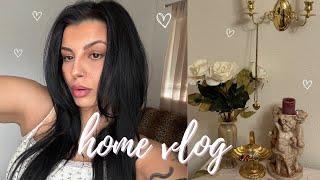 home reset vlog ౨ৎ  thrifting, parisian room tour, healthy grocery haul, diabetic friendly recipes