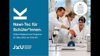Infoabend zum Nawi-Tec Programm für Schüler*innen