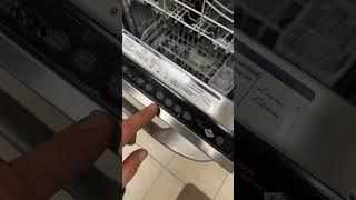 How to reset kenmore elite dishwasher