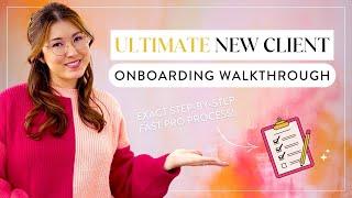 Onboard New Clients FAST (Pro Process!) | ULTIMATE social media manager how to walkthrough