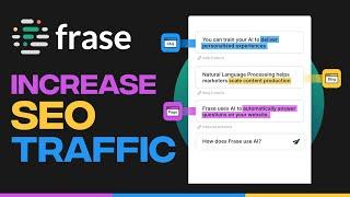 How To Increase Your SEO Traffic Using Frase.io - Easy! (2024)