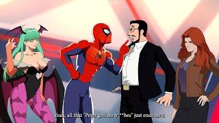 MVC spiderman and morrigan aensland and Spider Society React to Paul and Marry Jane marriage