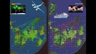 Flights and Marine Traffic Maps