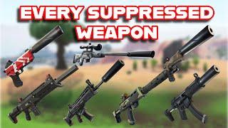 Ranking EVERY SUPPRESSED WEAPON In FORTNITE HISTORY From WORST To BEST