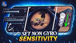 I MAKE NON GYRO SENSITIVITY IN 5 MINUTES | HOW TO MAKE NON GYRO SENSITIVITY IN 2024 (BGMI)