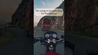 When you try to do Moto vlog first time  #shorts #funny #motovlog #subscribe #youtubeshorts #joint