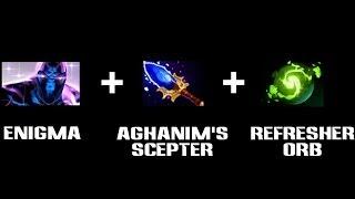 DOTA 2 Enigma + Aghanim's Scepter + Refresher Orb