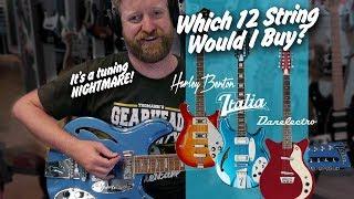 Which Electric 12 string would I buy? - Harley Benton V Italia V Danelectro - TONS OF TUNING - TGU19