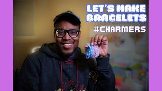 LET'S MAKE BEADED BRACELETS TOGETHER!! (DIY Natural Stone Bead Bracelets) | Charms By Prince