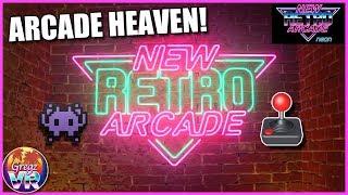 NEW RETRO ARCADE: NEON VR Gameplay |  Let's Explore!