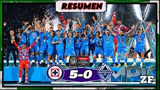 CRUZ AZUL CAMPEÓN ASI FUE LA INCREIBLE GOLEADA FINAL LIGA DE CAMPEONES CONCACAF 2025  EN ZONA FUT