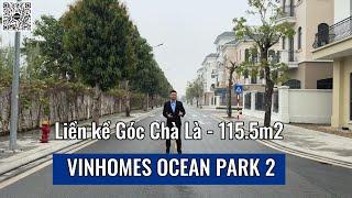 Liền kề Góc Chà Là diện tích 115.5m2 - Giá tốt nhất dự án - Vinhomes Ocean Park 2