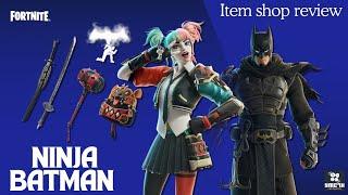 Ninja Batman Fortnite item shop review!